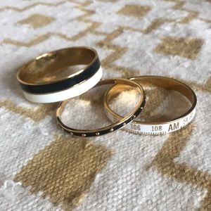 Kate Spade Enamel Bangles (Set of 3)